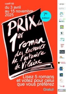 Affiche prix premier roman 2025